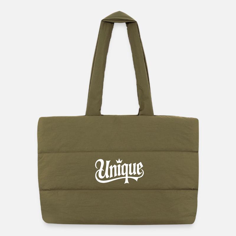 unique, unique, unique valeur de soi unique Sac shopping matelassé
