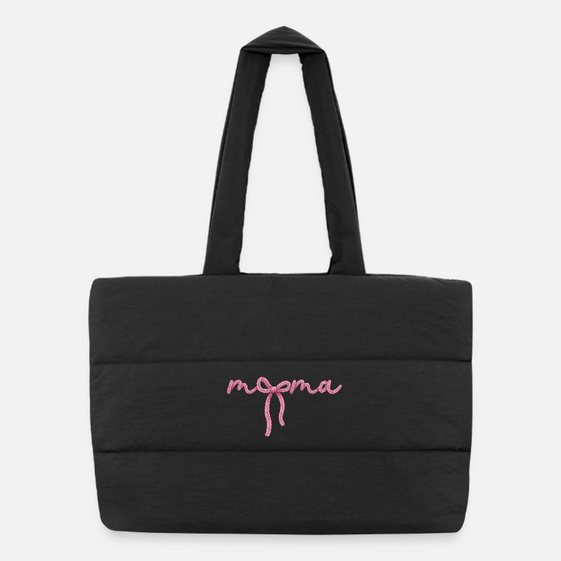 Maman Bow Sac shopping matelassé