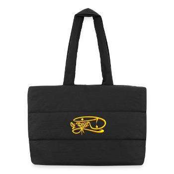S Pion Streetwear - Sac shopping matelassé - noir - Devant