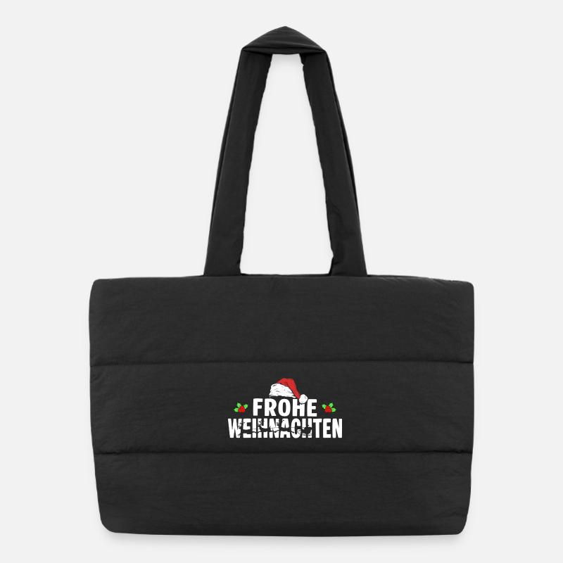 Frohe Weihnachten  Puffer-Einkaufstasche