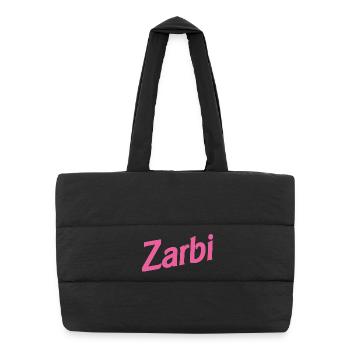 ZARBI ! - Sac shopping matelassé - noir - Devant