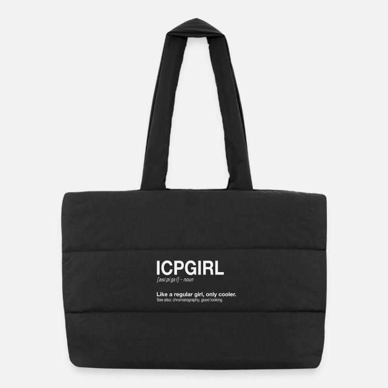 Spectrométrie de masse ICP-MS Girl Sac shopping matelassé
