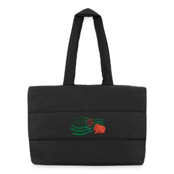 American Gardener Plant Lover Plants - Puffer Shopping Bag - black - Front