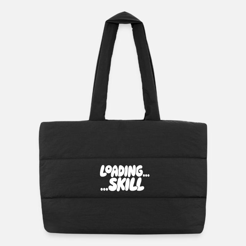 Loading Screen Skill Aesthetics Puffer Shopping Bag