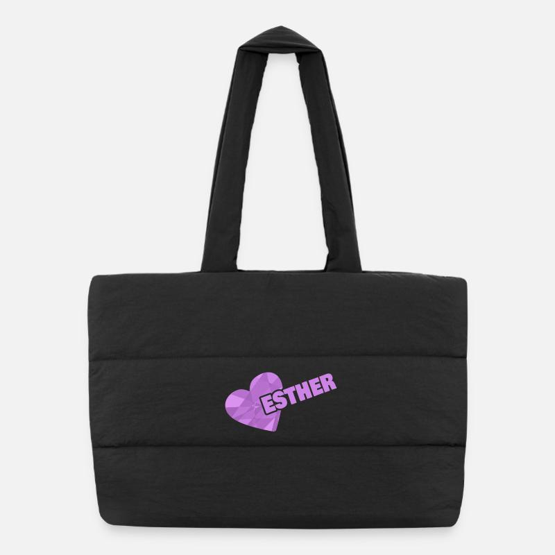 Esther as Kroenchen Puffer Shopping Bag
