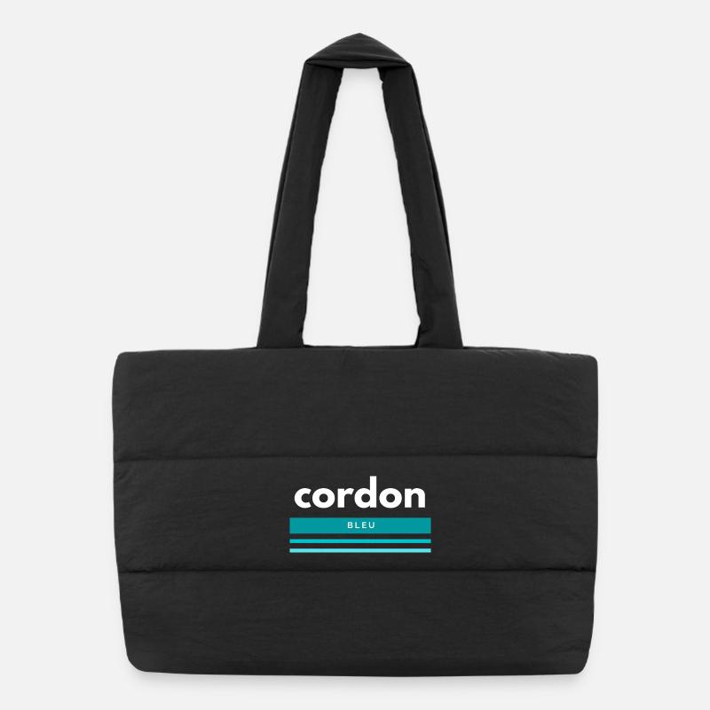 Cordon Bleu Drôle de cadeau de chemise Sac shopping matelassé