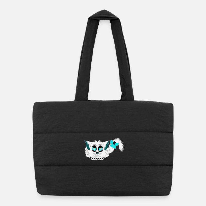 Geister-katze, Halloween Outfit, Mädchen Puffer-Einkaufstasche