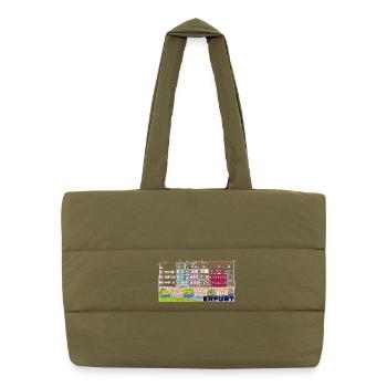 Erfurt, Couronne historique - Sac shopping matelassé - safari green - Devant