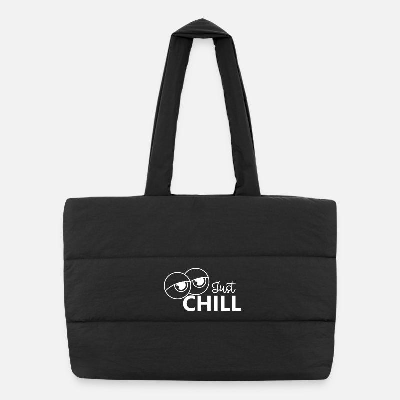 Juste se détendre / Juste détendu Sac shopping matelassé