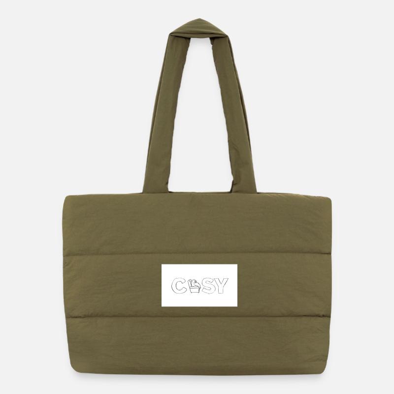 Détente douillette chats illustration Sac shopping matelassé