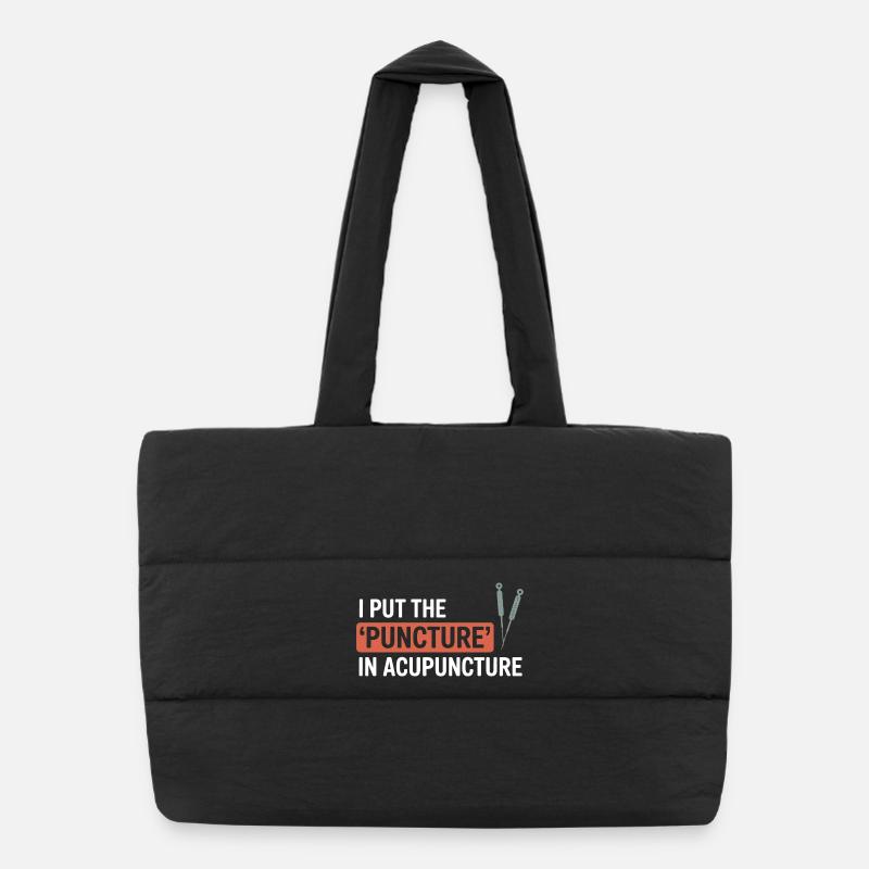 Licensed TCM Practitioner Expert Therapeutic  Puffer Shopping Bag