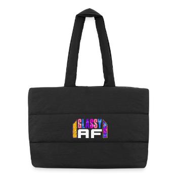 Stained Glass Art Stained Glass Artist - Puffer Shopping Bag - black - Front