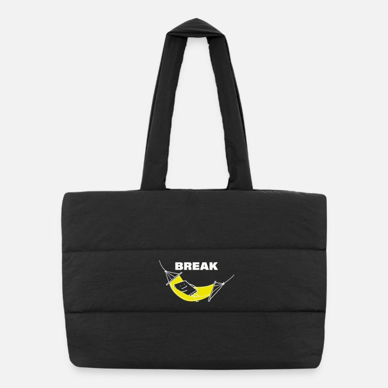 Break Puffer Shopping Bag
