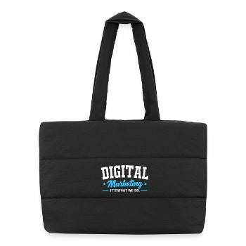 Digital Marketing Manager - Puffer Shopping Bag - black - Front