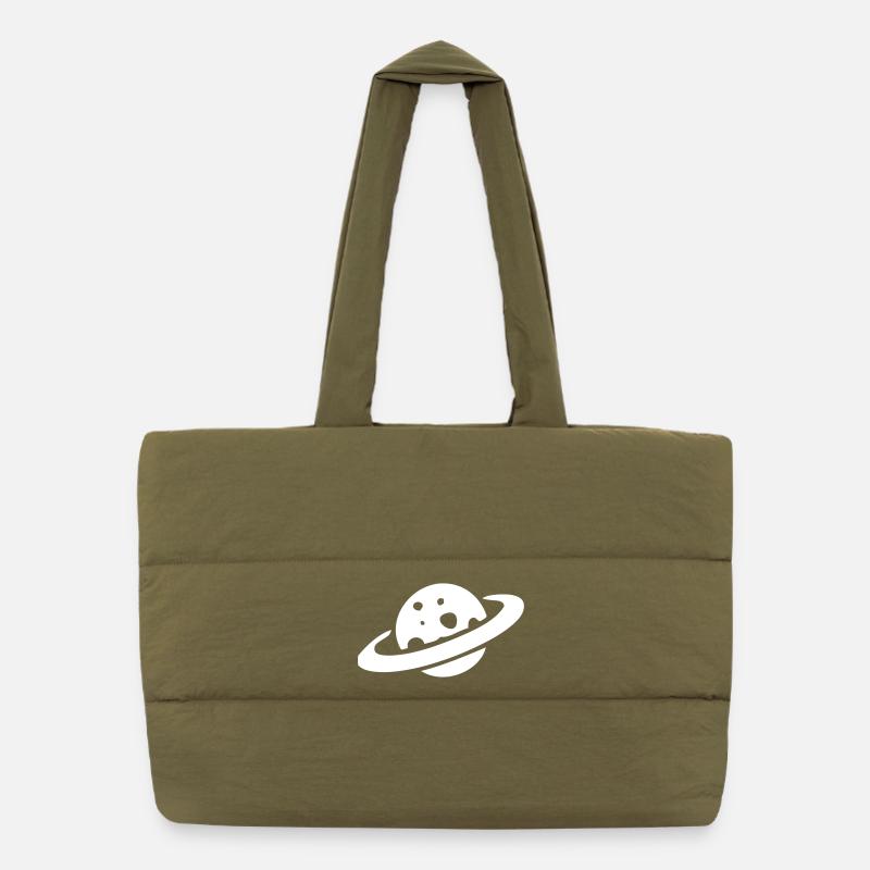 Saturn Puffer Shopping Bag