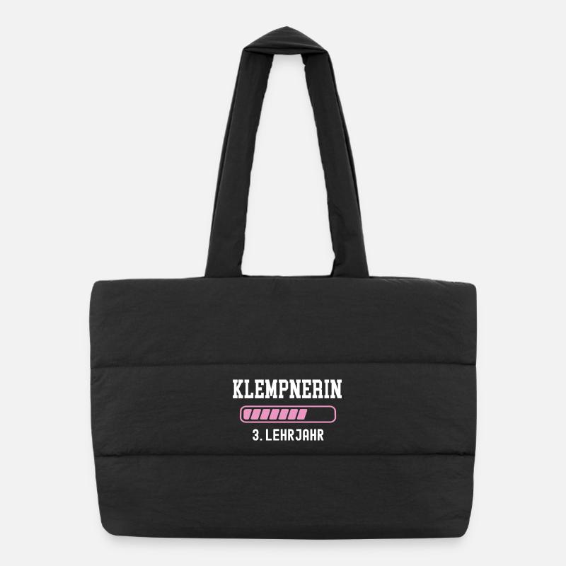 Plumber training 3 year apprenticeship plumber apprenticeship Puffer Shopping Bag