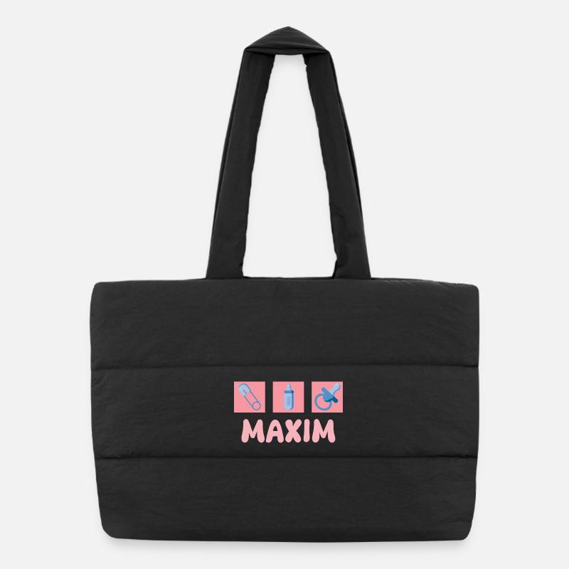 Geschenk für Maxim Puffer-Einkaufstasche