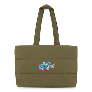Proud Thuringian Premium Edition - Sac shopping matelassé - safari green - Devant
