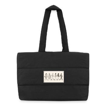 Évolution des Moluques par s2soon - Sac shopping matelassé - noir - Devant