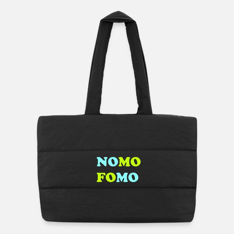 FOMO Peur de manquer quelque chose Sac shopping matelassé