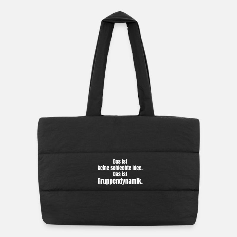 Dynamique de groupe qui dit Chemise Sac shopping matelassé