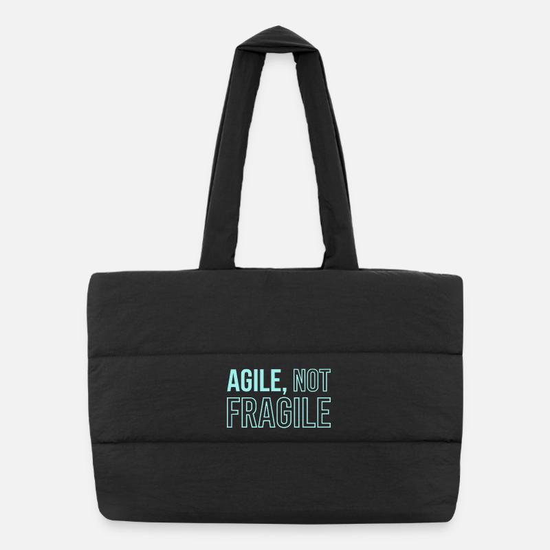 Développement agile, maillot de Scrum Coach Sac shopping matelassé