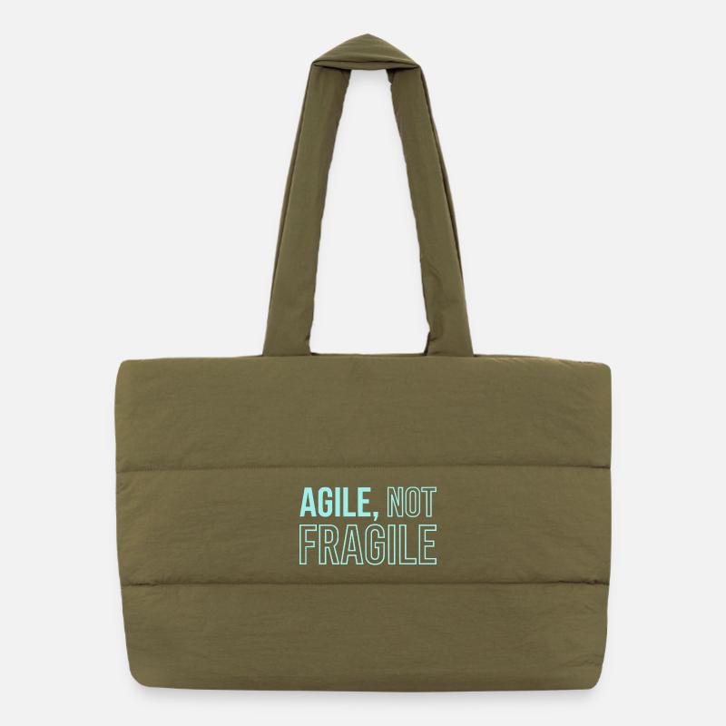 Agile Development, Scrum Coach Shirt  Puffer-Einkaufstasche