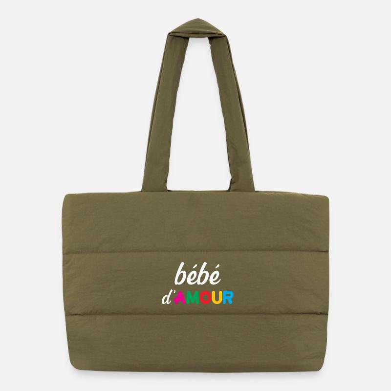 bébé d'Amour Sac shopping matelassé