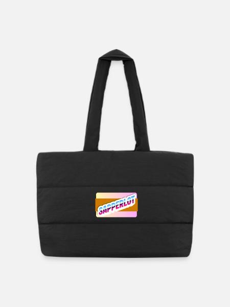Sapperlot - Gesteppte Shopping Bag - Schwarz