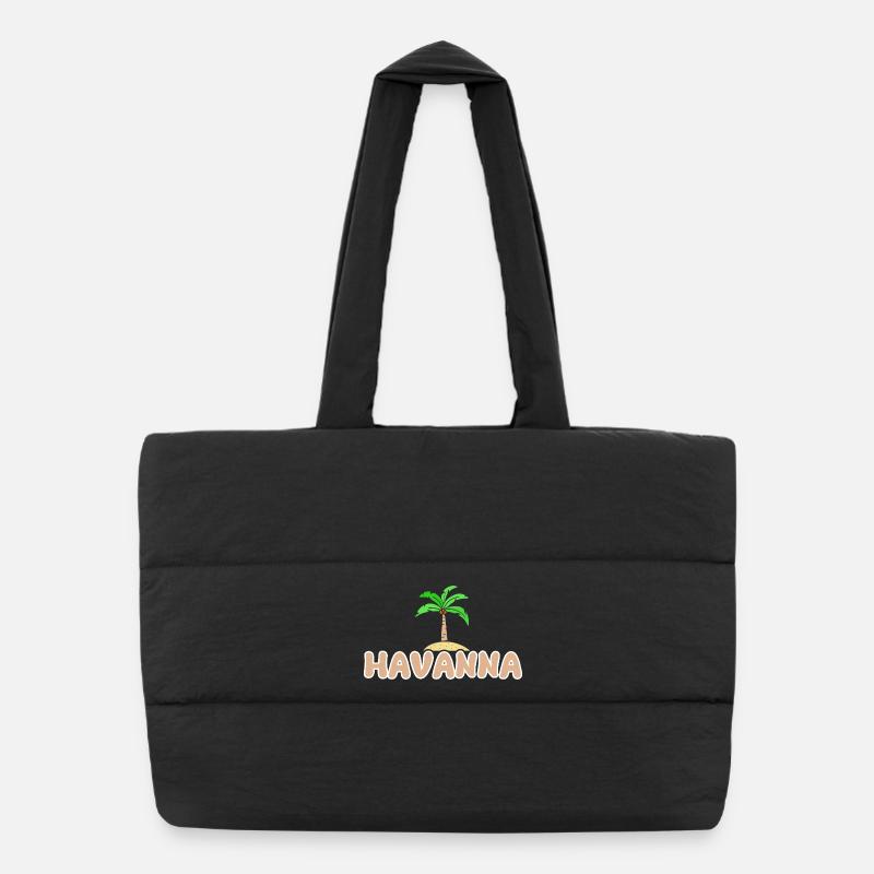 Gift for Havana Puffer Shopping Bag