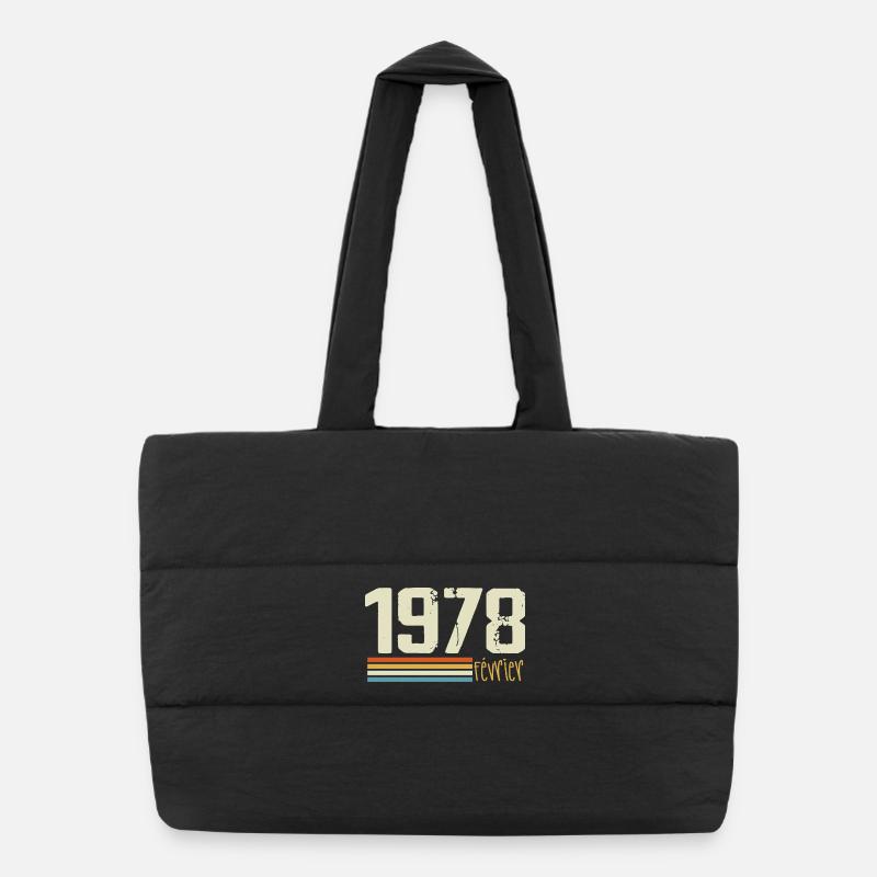 February 1978 - February 1978 Anniversary 1978 Puffer Shopping Bag