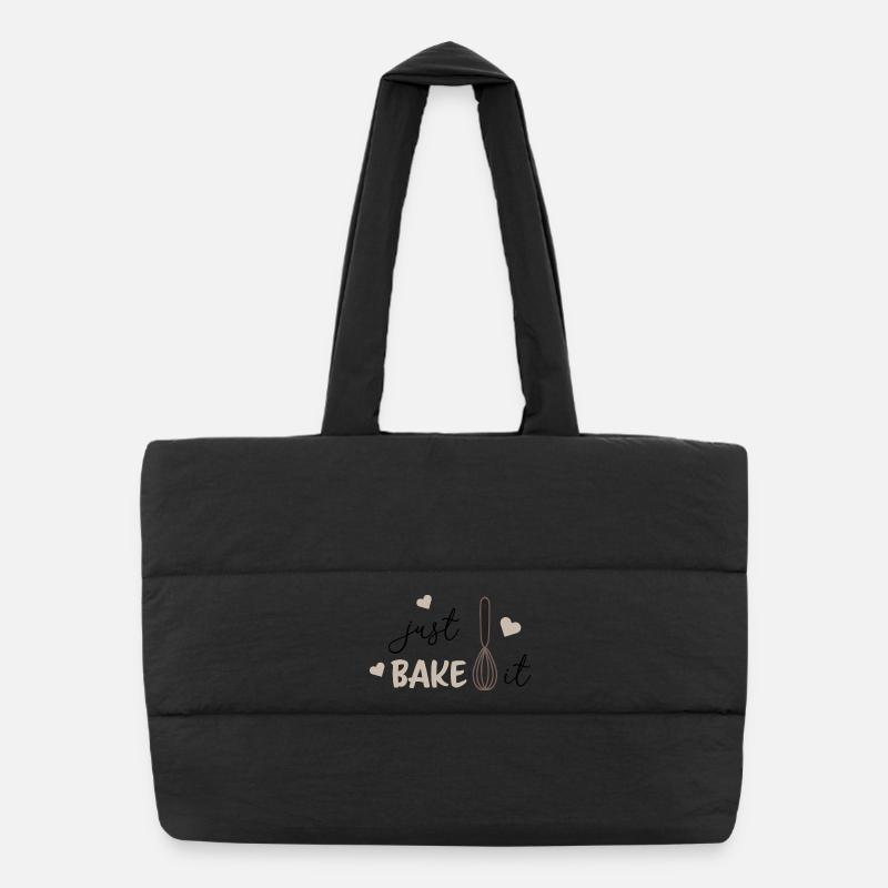 Backe es einfach lustig Backliebhaber Küchen-Tee Puffer-Einkaufstasche
