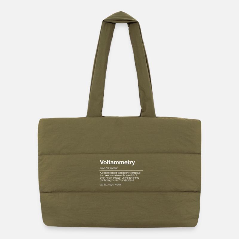 Voltammetry Polarography Chemistry Puffer Shopping Bag