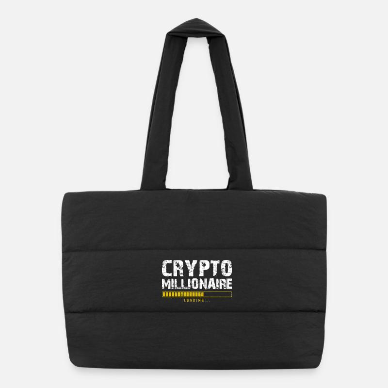 Crypto millionaire Sac shopping matelassé