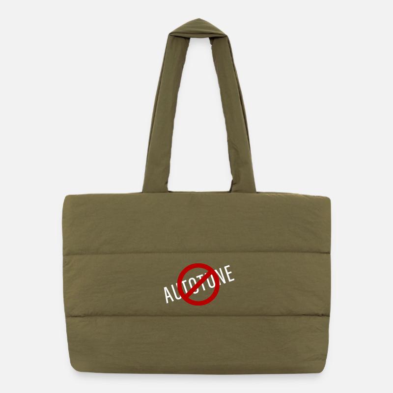 No Autotune Puffer Shopping Bag