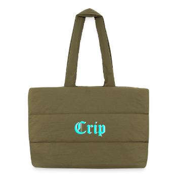 Crip - Puffer Shopping Bag - safari green - Front