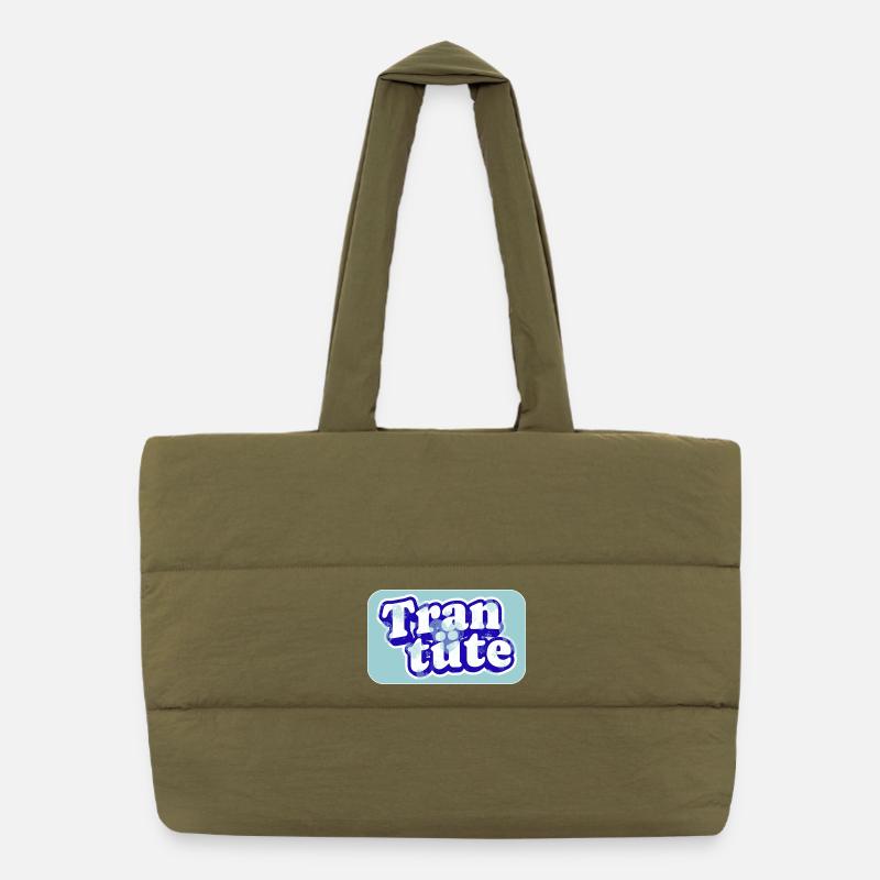 Real tranbage in service Puffer Shopping Bag