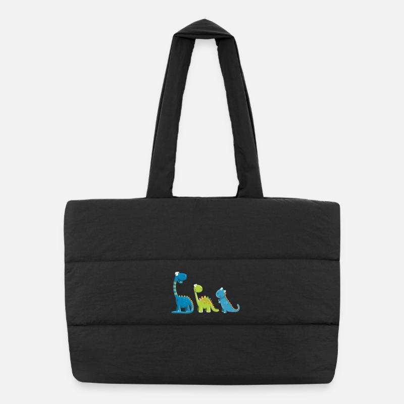 Lustige Dinosaurier Arten I Dino Kinder Geschenk Puffer-Einkaufstasche
