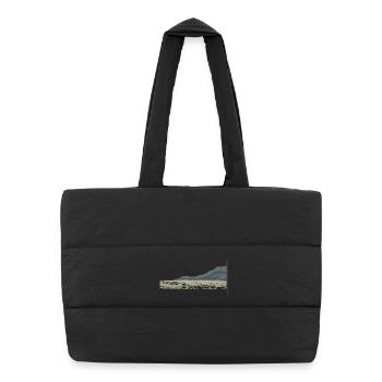 ROCKY COAST - Puffer Shopping Bag - black - Front