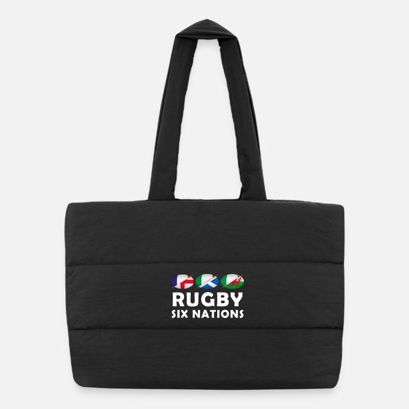 RUGBY SIX NATIONS Puffer-Einkaufstasche