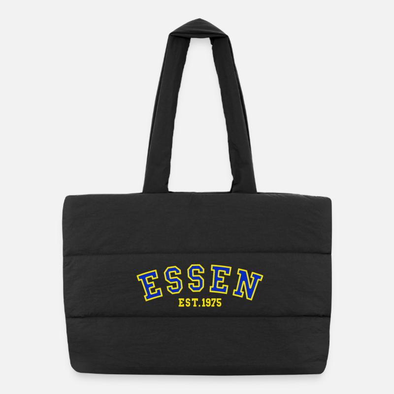 Essen Est. 1975 - Puffer Shopping Bag - black