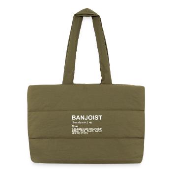 Banjo player definition - Puffer Shopping Bag - safari green - Front