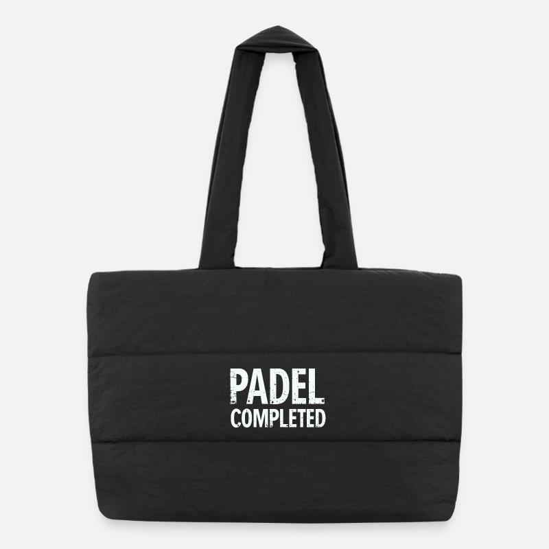 Padel Shirt Padel Complete Hoodie Design Puffer-Einkaufstasche