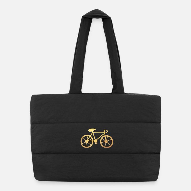 Vélo Or Roue Vélo de Route Luxe Fan Cycling Tour Sac shopping matelassé