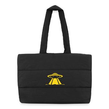 OVNI - Sac shopping matelassé - noir - Devant