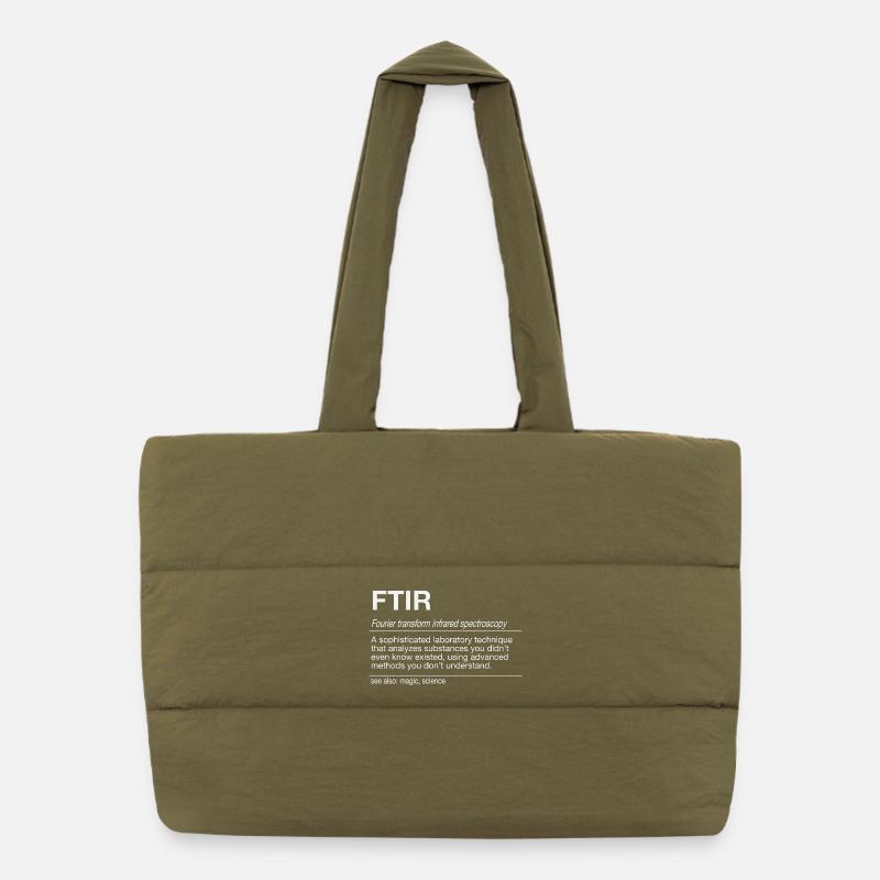 FTIR Spectroscopy Analysis Spectrometer Puffer Shopping Bag