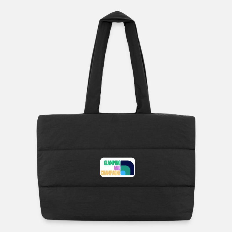 Glamping Puffer Shopping Bag
