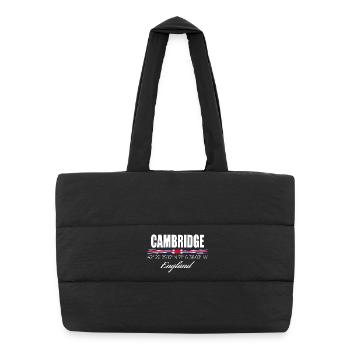 Cambridge - Puffer-Einkaufstasche - Schwarz - Vorne