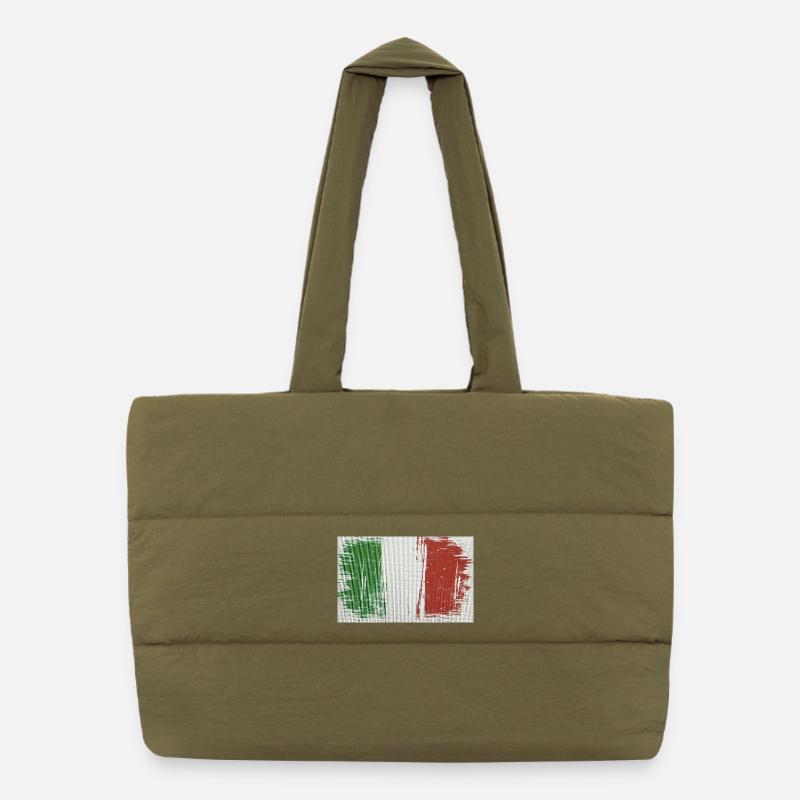 Italy Design Puffer Shopping Bag