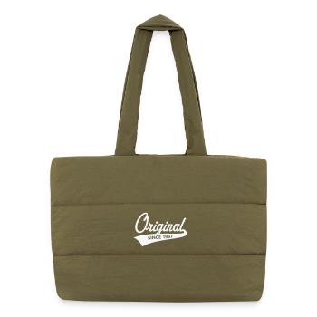 Original Since 1987 (Year of Birth, Birthday / W) - Puffer Shopping Bag - safari green - Front